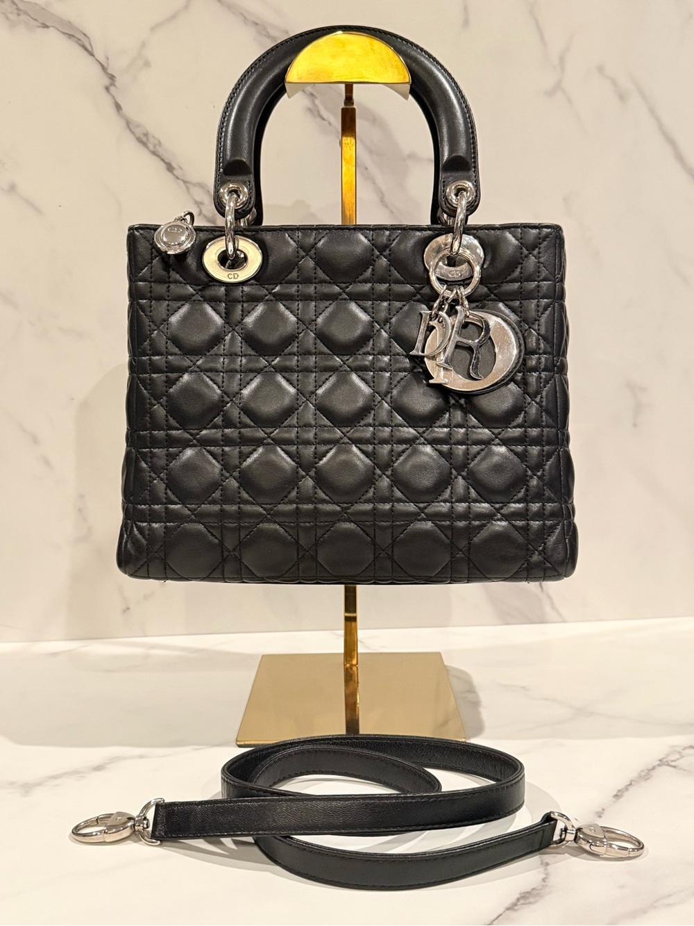 Lady Dior Cannage Medium Bag